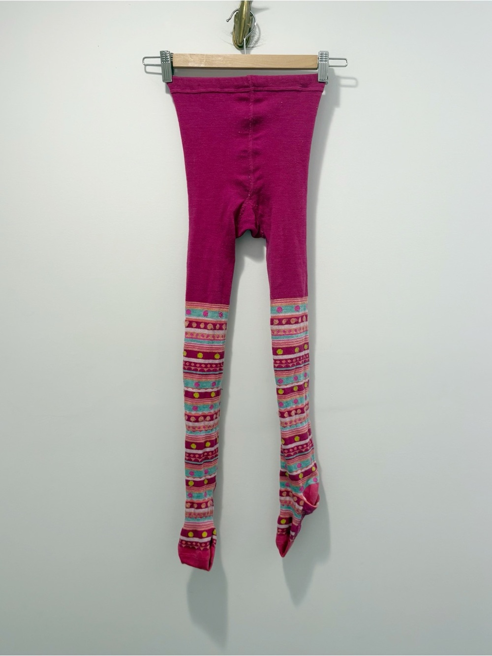 Smartwool Kids' Merino Wool Base Layer Tights Leggings Size Medium 9-10 Pink